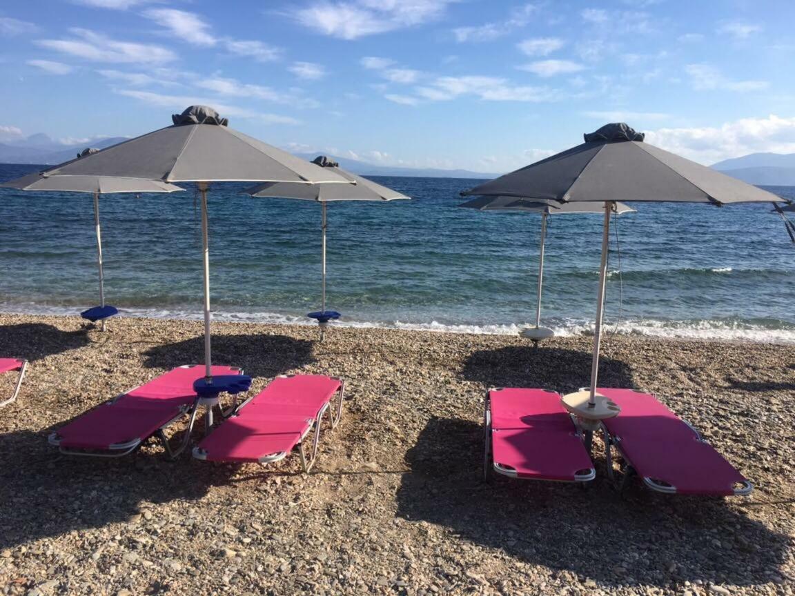 Eratous Seaside House Villa Agii Dimitrios ke Panteleimon Kültér fotó